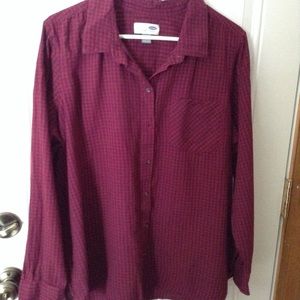 Old Navy small checkered  shirt